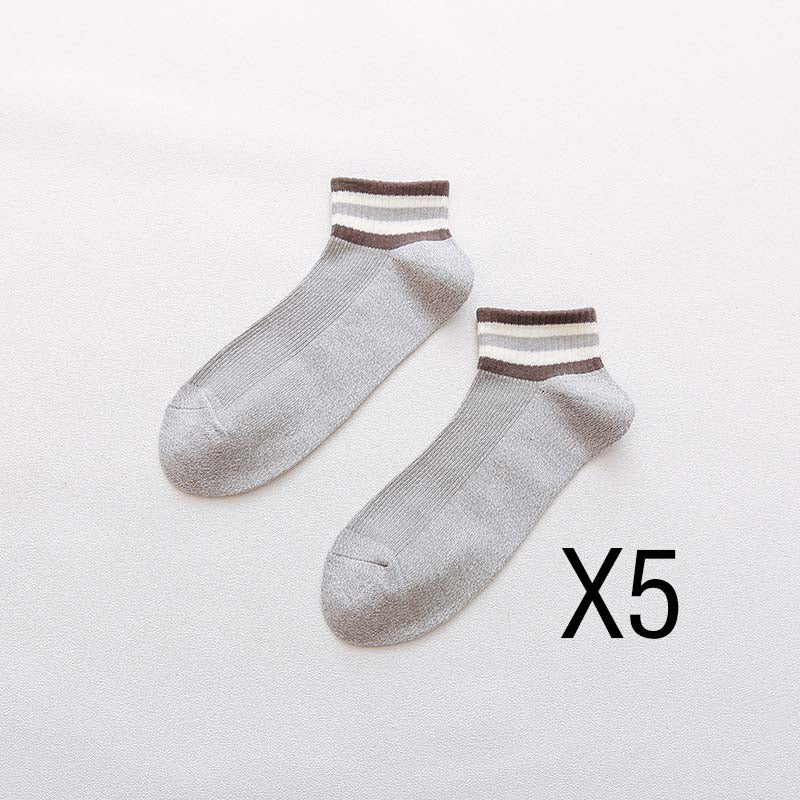 Men's Cotton Casual Breathable Low Top Socks