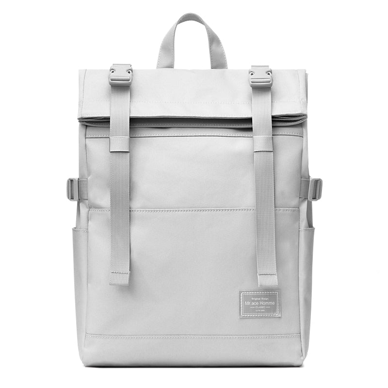 Yellow Square Laptop Backpack