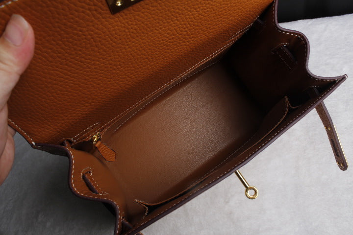 Multi-Colored Leather Handbag For Ladies