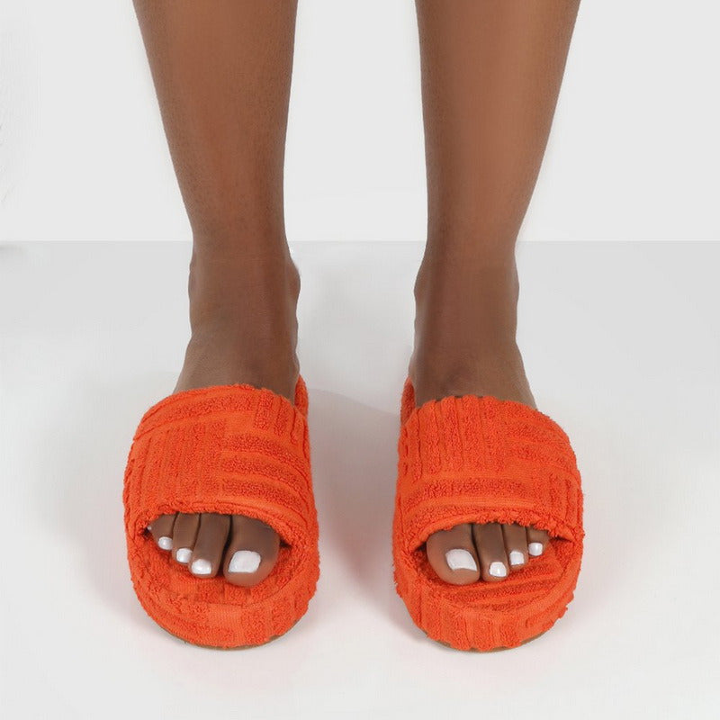 Women's Plus Size Thick-soled Warm Plush Slippers