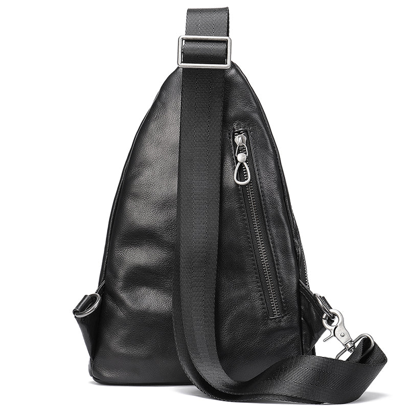Men's Fashion Leather Messenger Bag For Business