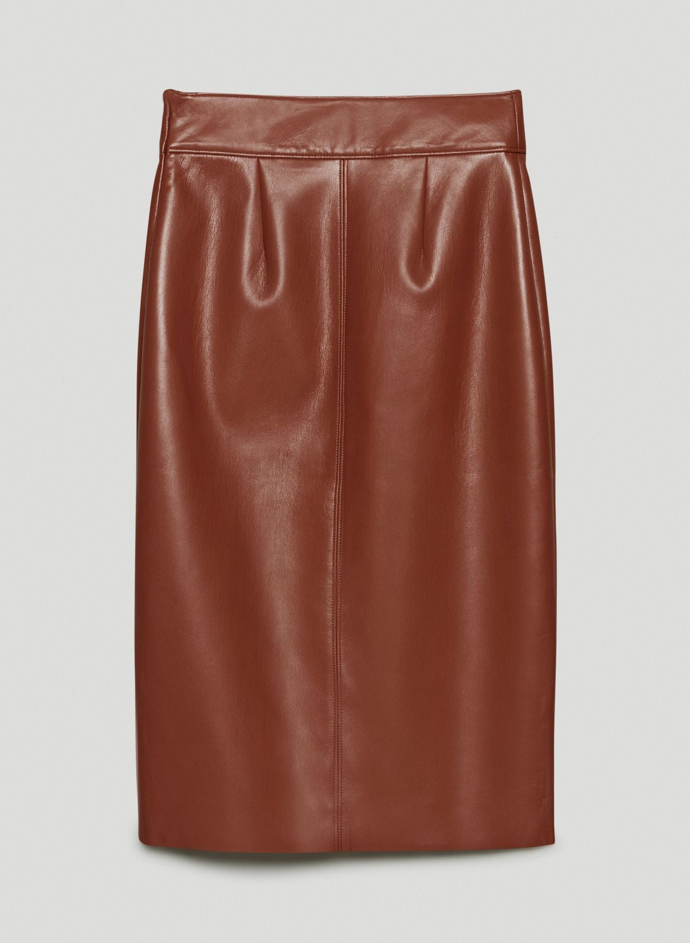 French Temperament All Match Leather Skirt Women