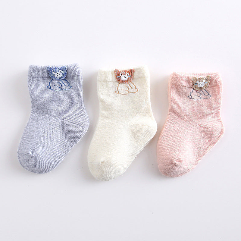 Cartoon Accessories Baby Socks Boneless Baby Cotton Socks