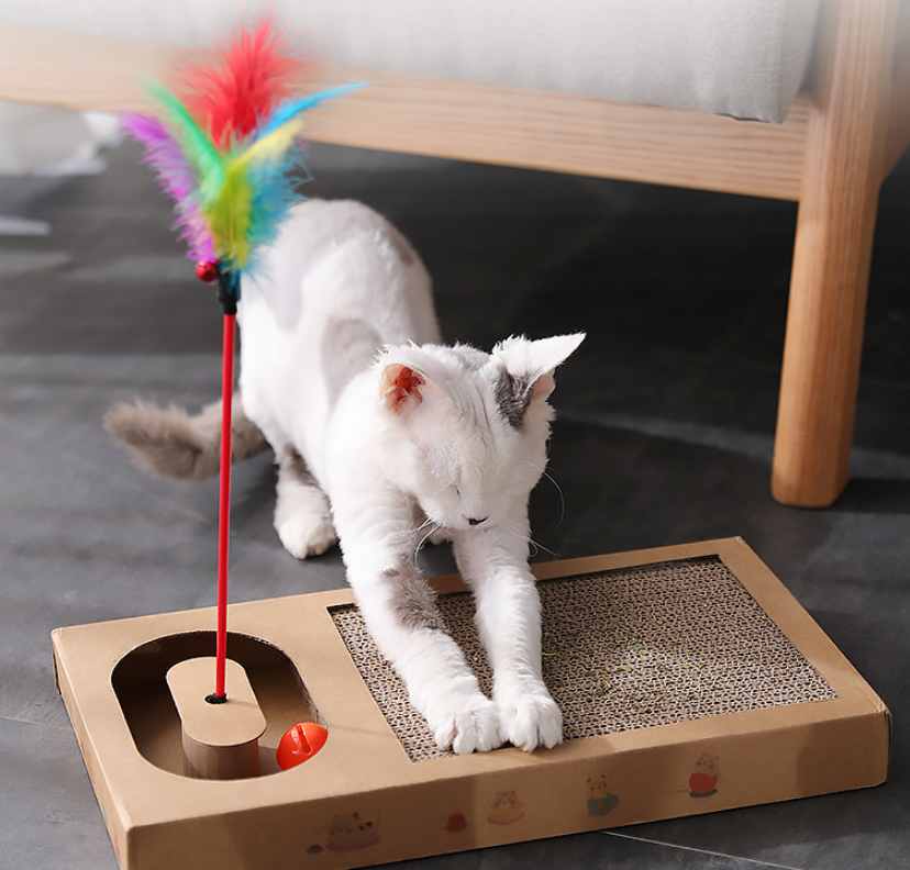 Multifunctional Cat Scratching Board To Sharpen Claws To Make Cats Selfish