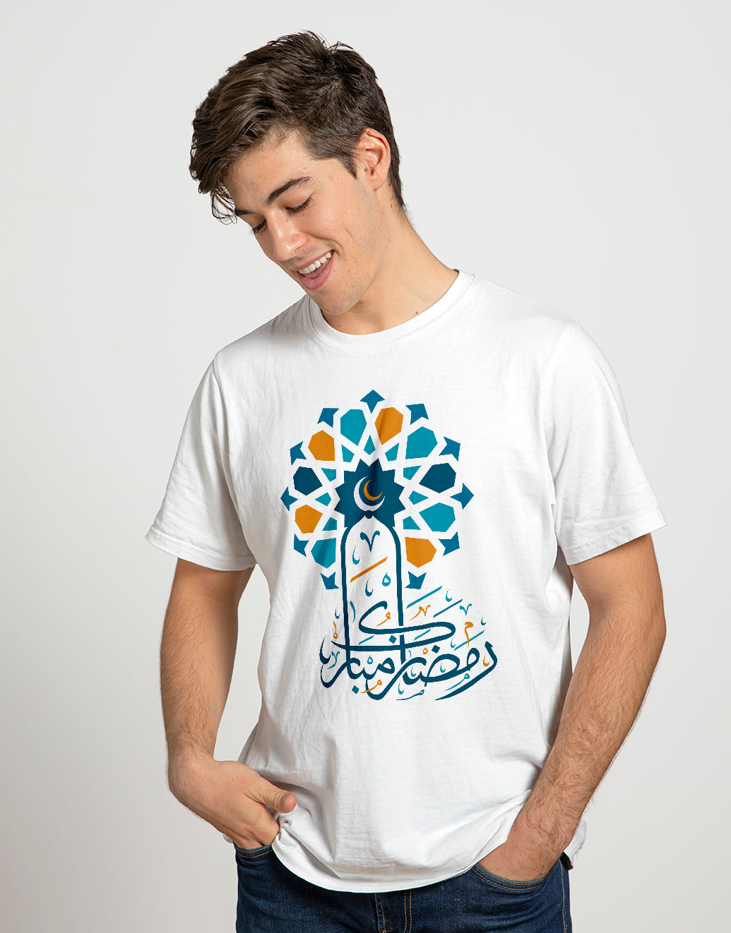 Men's T-shirt (Ramadan Kareem with decorations)