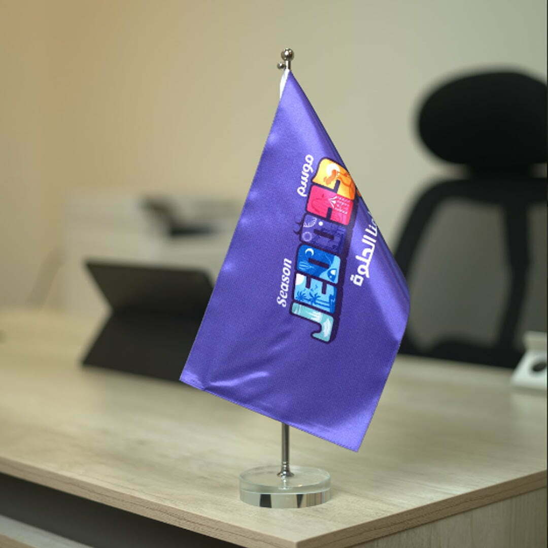Custom Printing Small Office Table Flag Logo - Print On Demand
