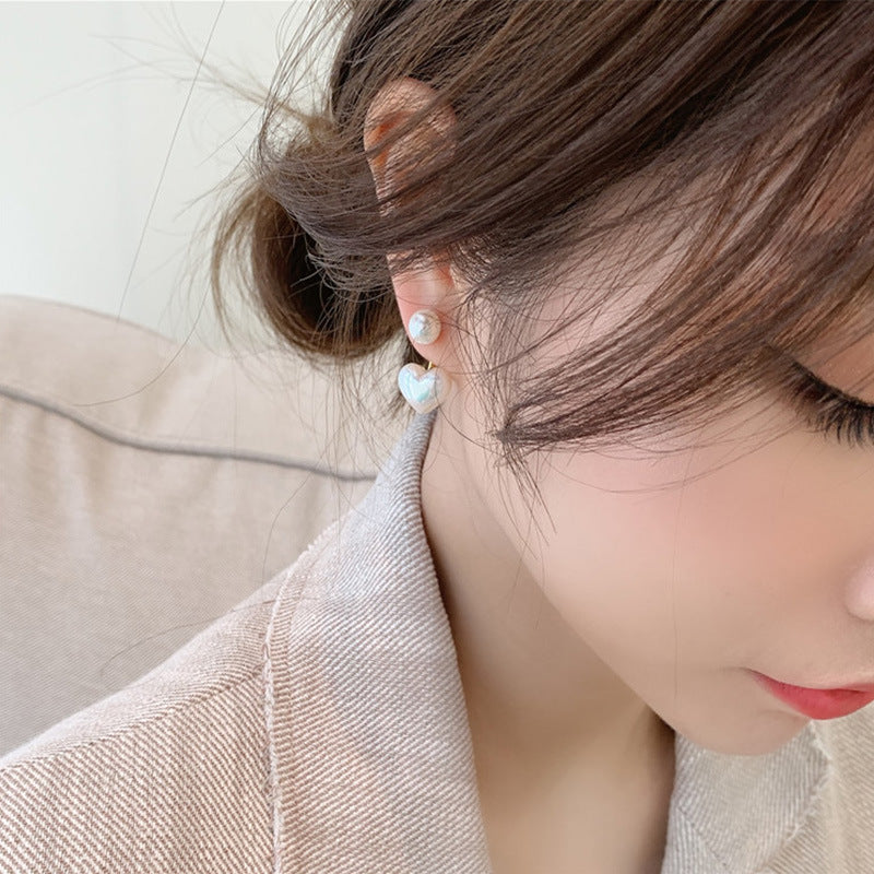 Alloy Pearl Earrings For Women