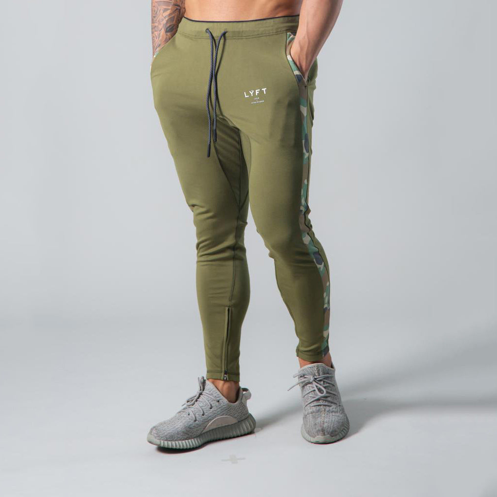 Men's Autumn New Muscle Brothers Running Fitness Cotton Trousers Casual Sports Footwear One Drop