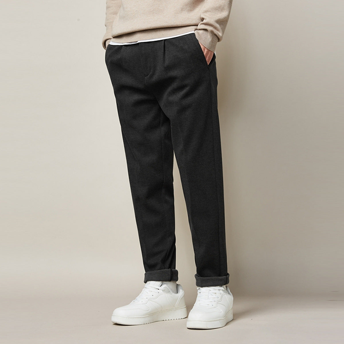 New Style Men's Woolen Trousers