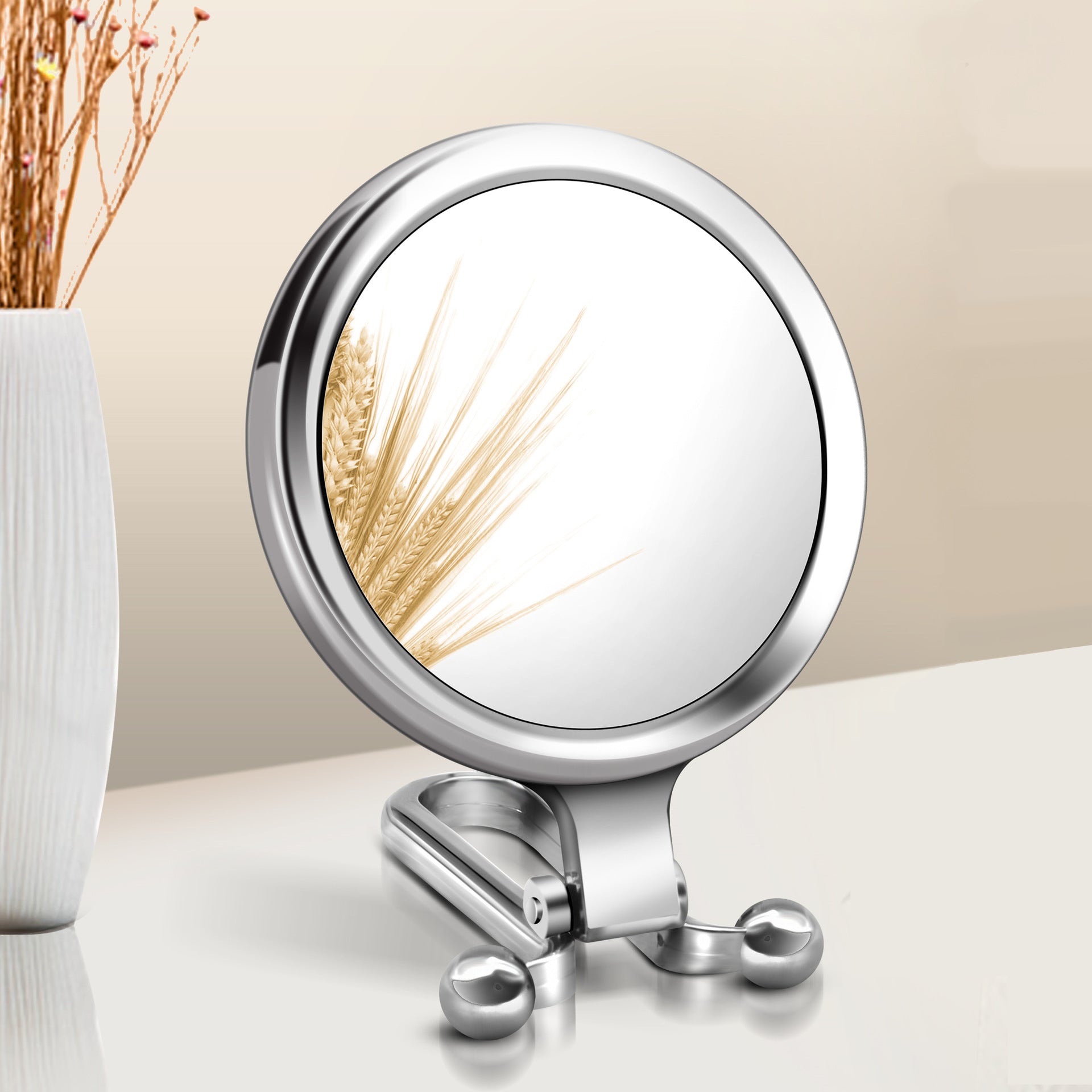 Creative Simple Folding Round Makeup Mirror