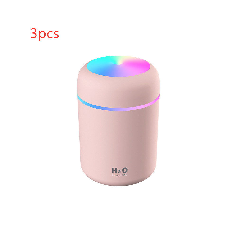 Home Car Charging Colorful Air Humidifier Usb Water Replenishment