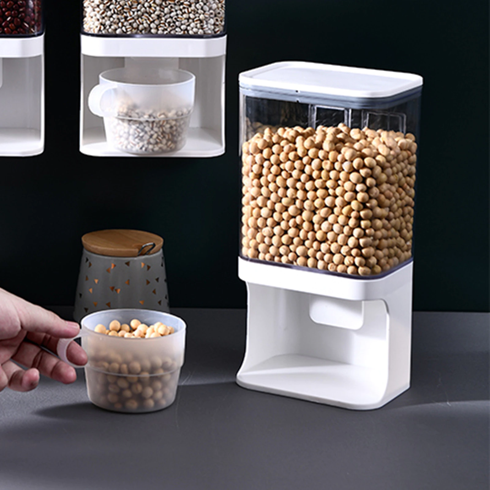 Rectangular Cereal Dispenser 1.2 Liter