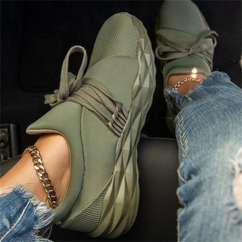Women's Lace-up Casual Sports Shoes Sneakers
