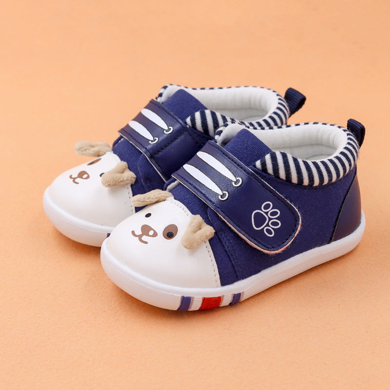Baby cartoon toddler shoes baby shoes non-slip toe cap