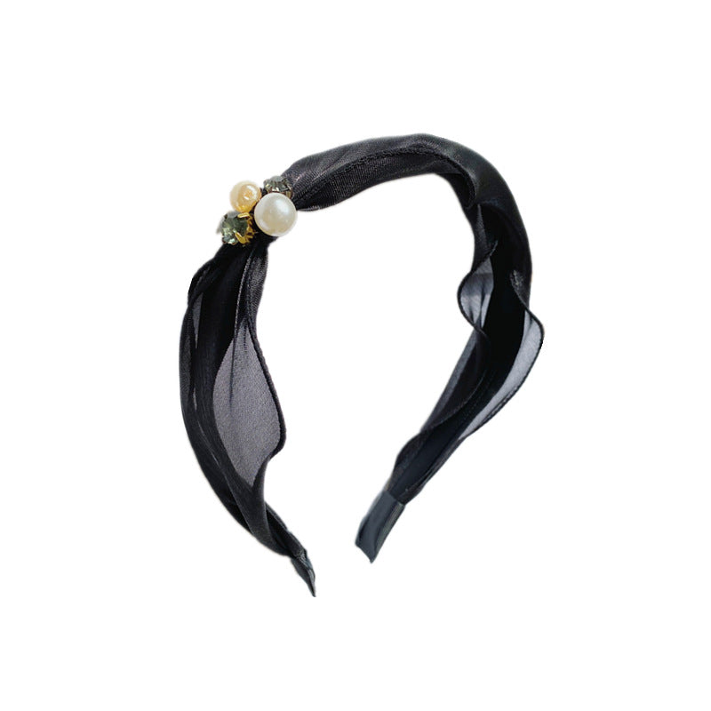 Mori Organza Pearl Headband