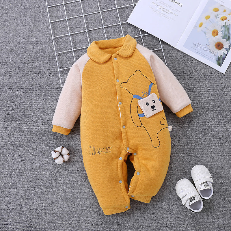 Climbing Suit One-piece Cotton Romper Baby Warm Go Out
