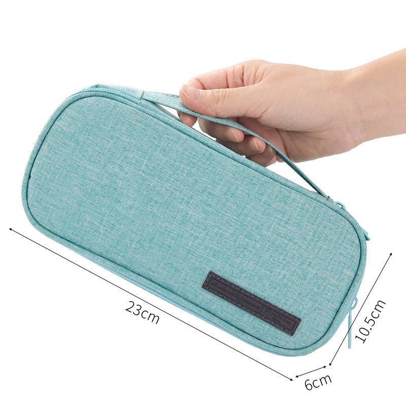 Stationery Pencil Large-capacity Simple Multi-functional Canvas Pencil Case