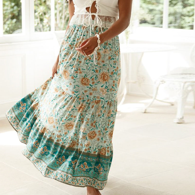 Pure Color Casual Stretch High Waist Skirt