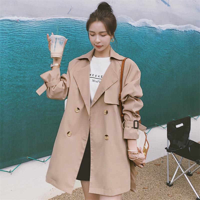 2022 Spring Simple Women's Trench Coat