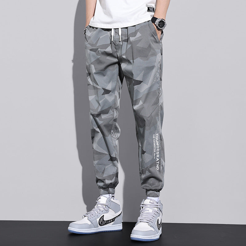 Camouflage Overalls Men's Trendy Brand Loose-fitting Casual Pants