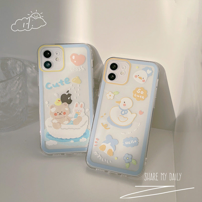 Cute Original Summer Cool All-inclusive Silicone Phone Case