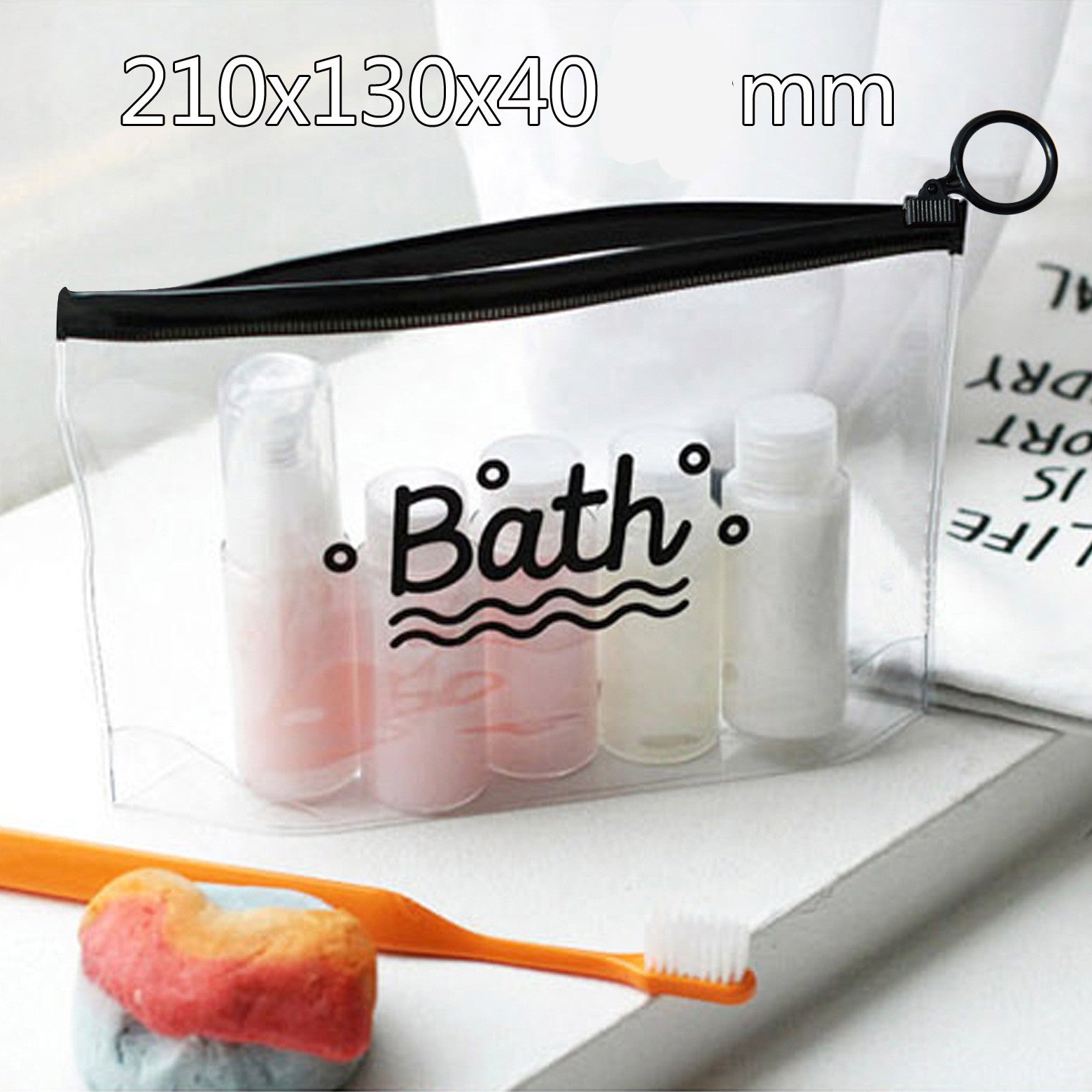 Storage Frosted Plastic Universal Packaging Bag