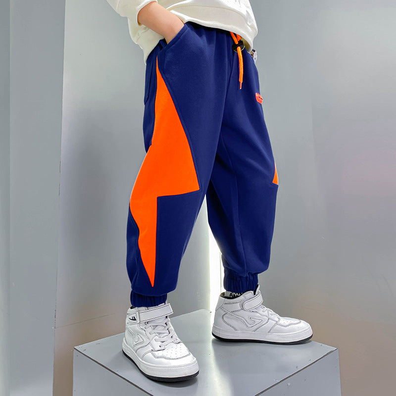 Fashion Big Boys And Girls All-in-one Fleece Trousers
