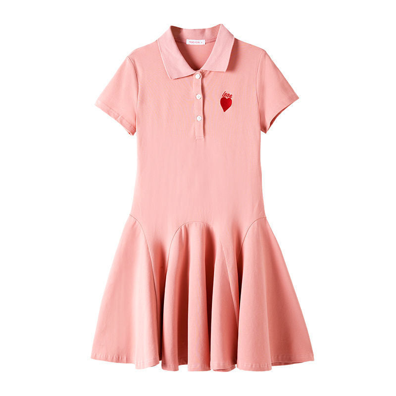 Parent-child Wear New Short-sleeved Mother And Daughter Dress
