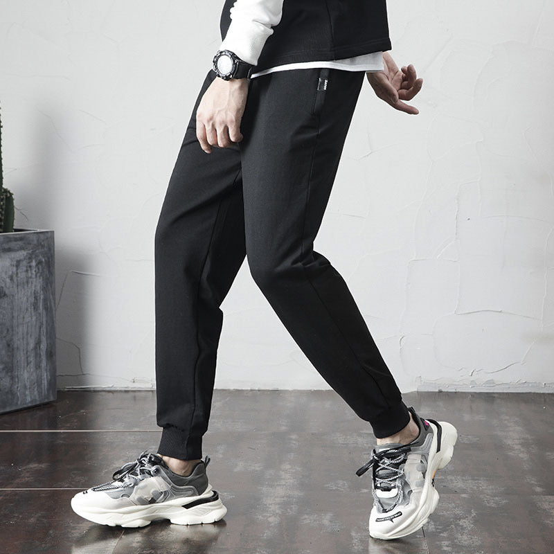 Men's Knitted Cropped Ieisure Track Pants