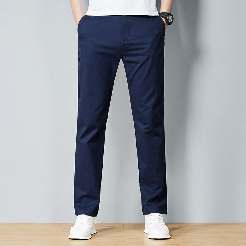 Pants Casual Pants Men's Loose Straight Trousers Ice Silk Men's Trousers