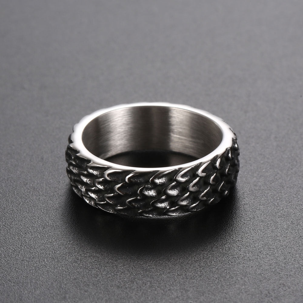 Fashion Stainless Steel Ring Hip Hop