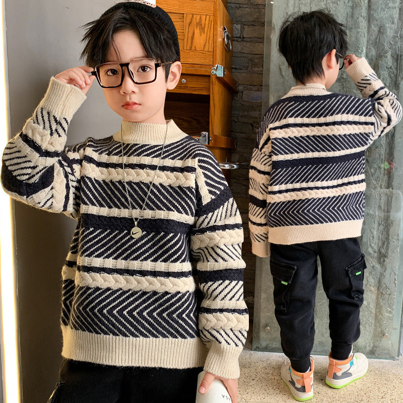 Hot Sale New Style Western Sweater For Boys Hedging Winter Clothes