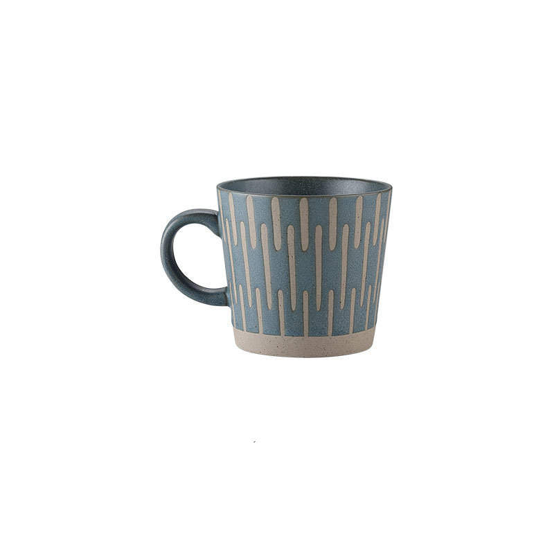 Nordic Retro Ceramic Cup Simple Office Teacup Couple Single Universal