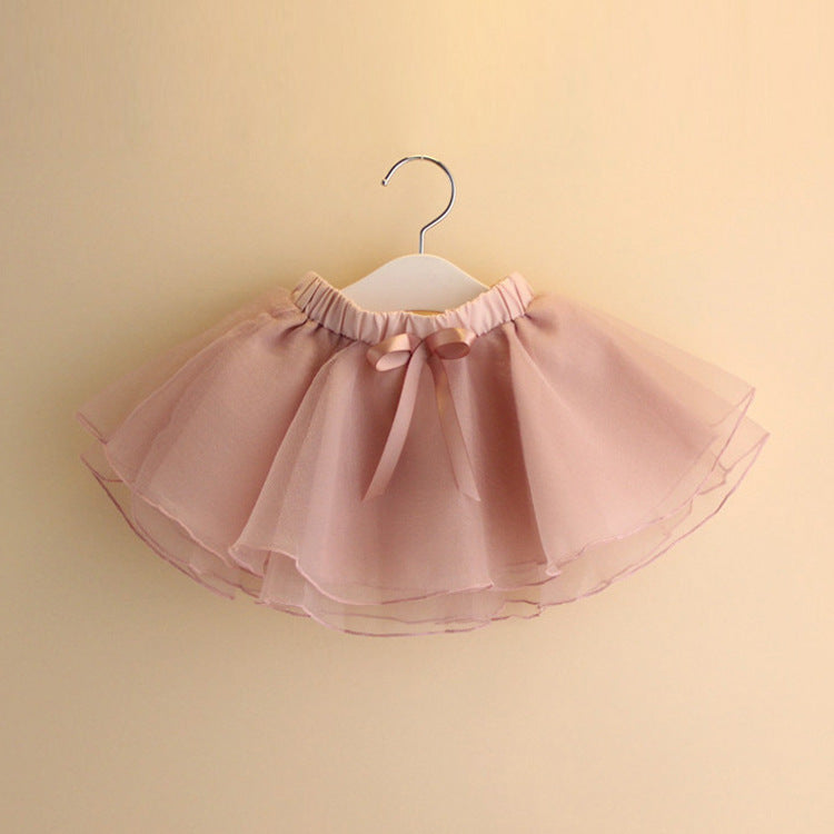 Puffy Skirt Girl Baby Student Short Skirt Dance Gauze Skirt