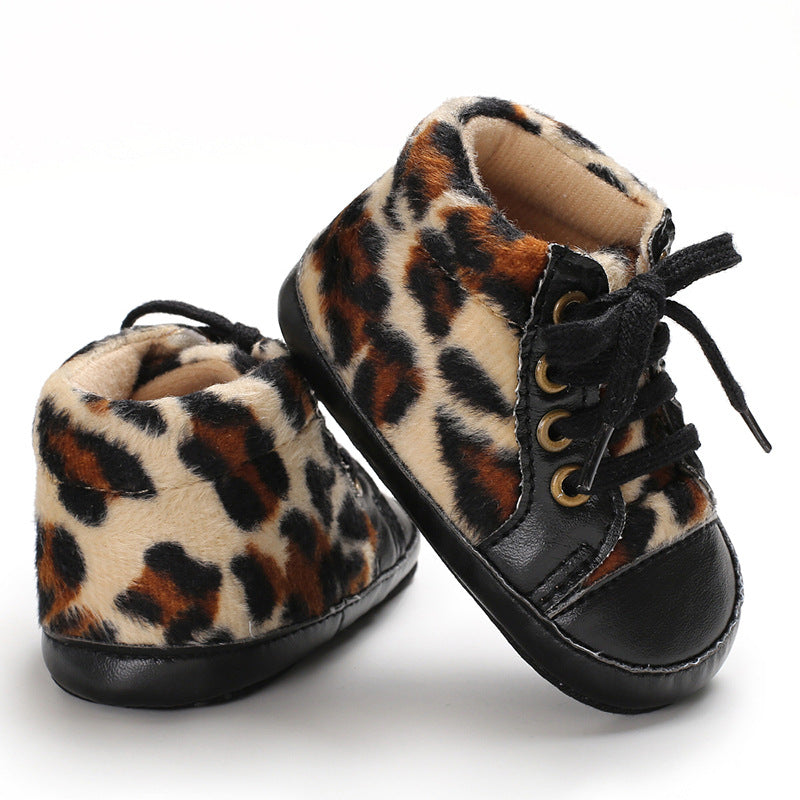 Leopard Print Baby Toddler Shoes