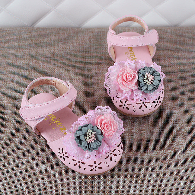Baby Toddler Sandals With Hollow Soft Bottom In Baotou