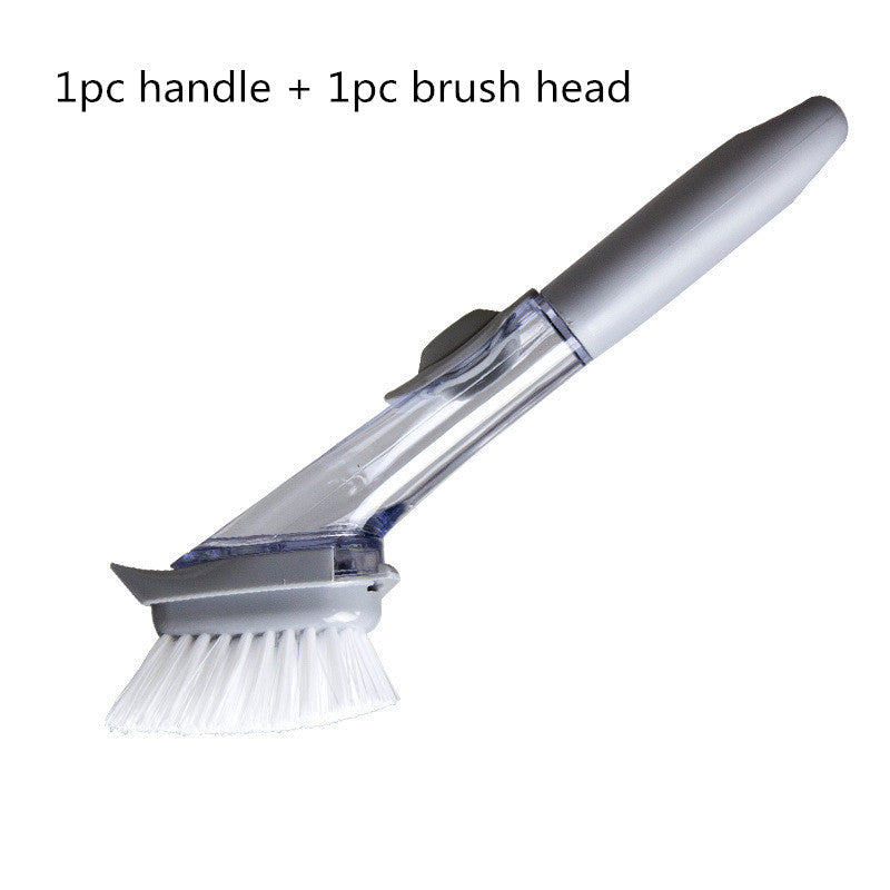 2 in1 Long Handle Cleaning Brush with Removable Brush Head