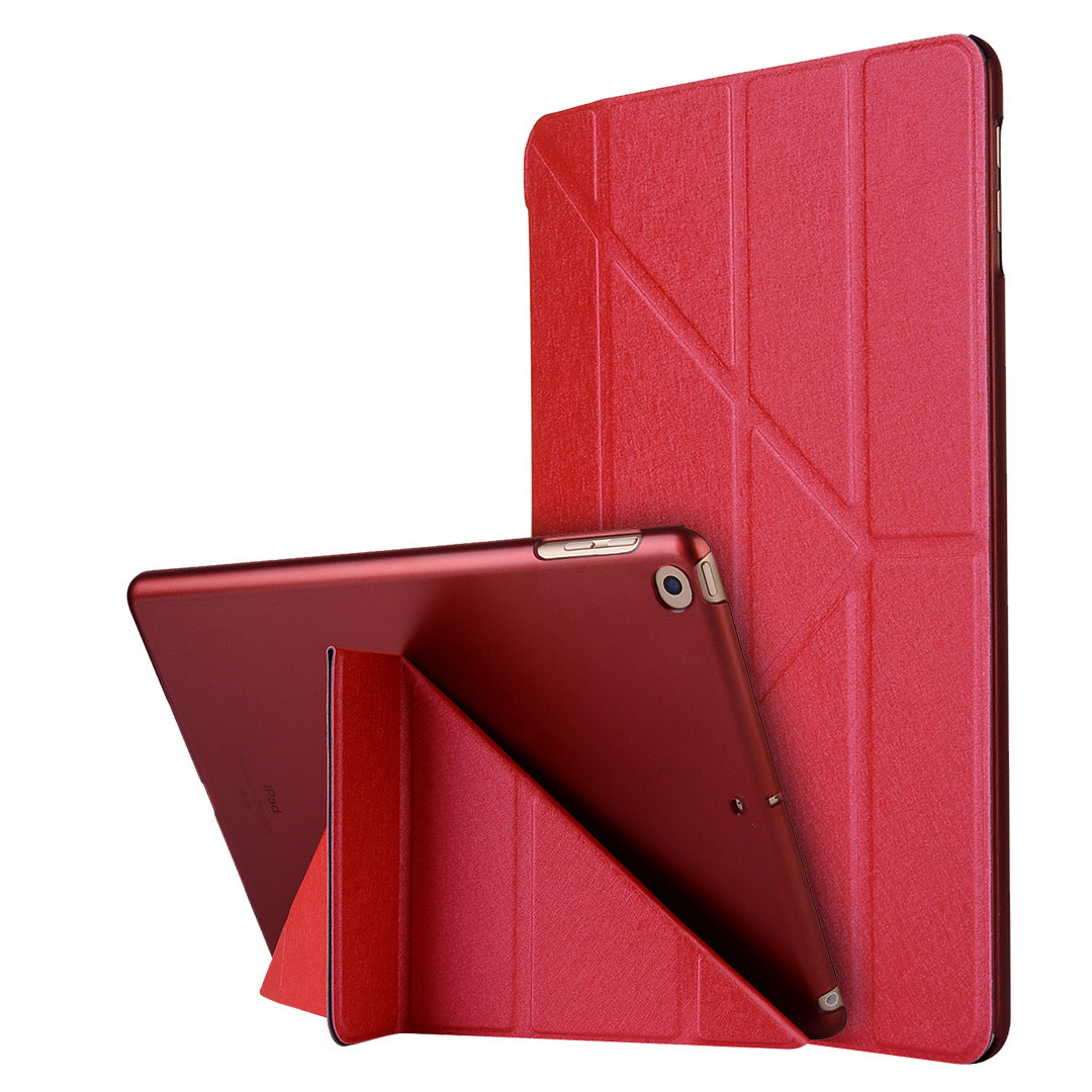 Applicable to 2021 new ipadPro11 silk holster ultra-thin protective shell 9.7 2021 dormant deformation leather case