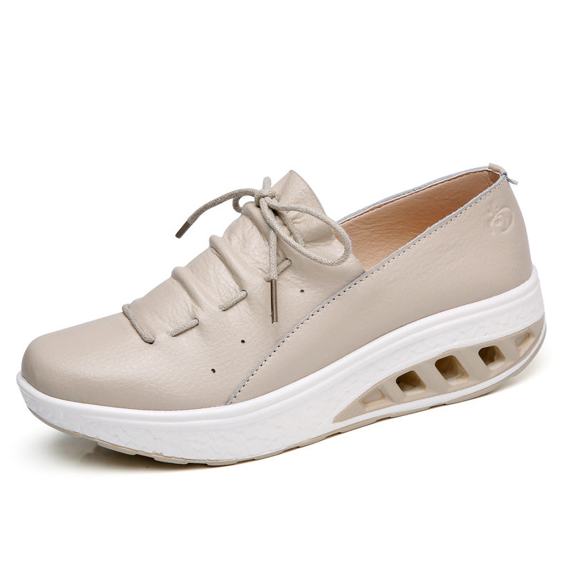 Breathable Leather Women Shoes