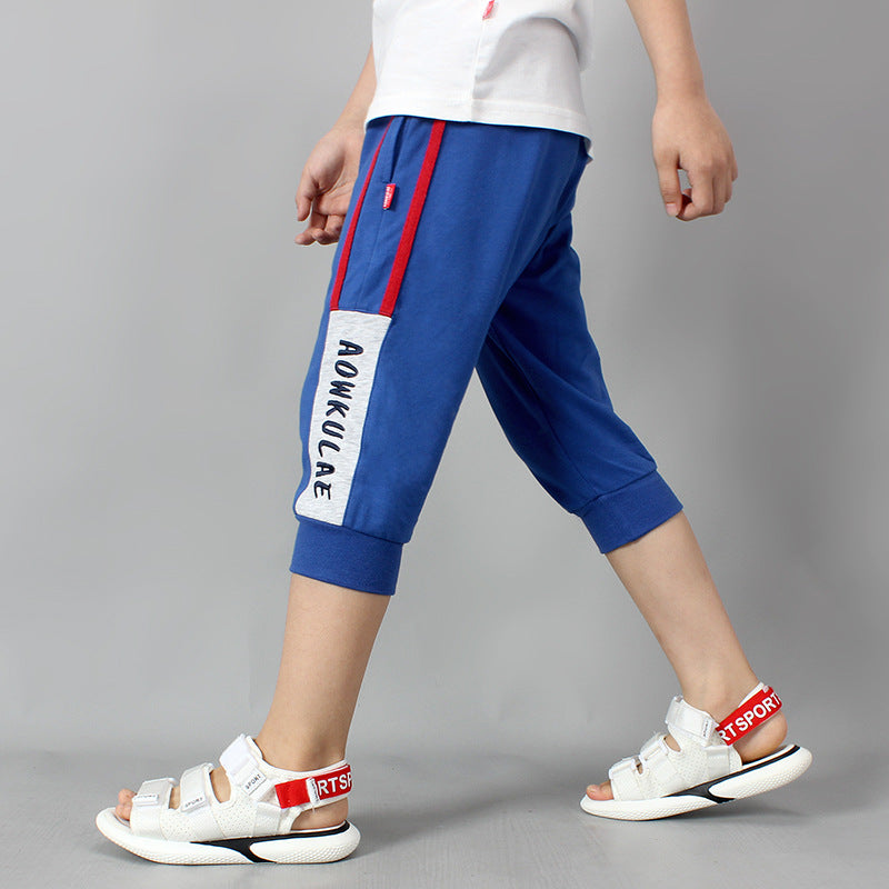 Pure Cotton Sports Fashion Children's Casual Pants