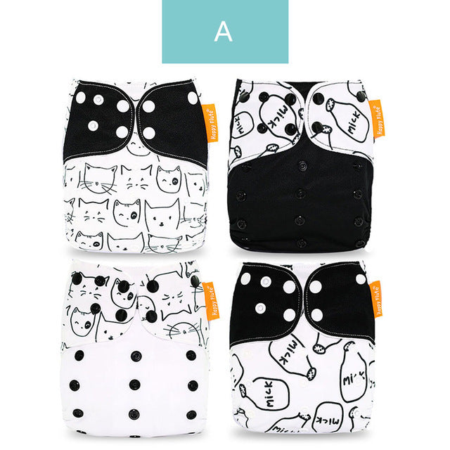 Washable Eco-friendly Cloth Diaper Ecological Adjustable Nappy Reusable Diaper