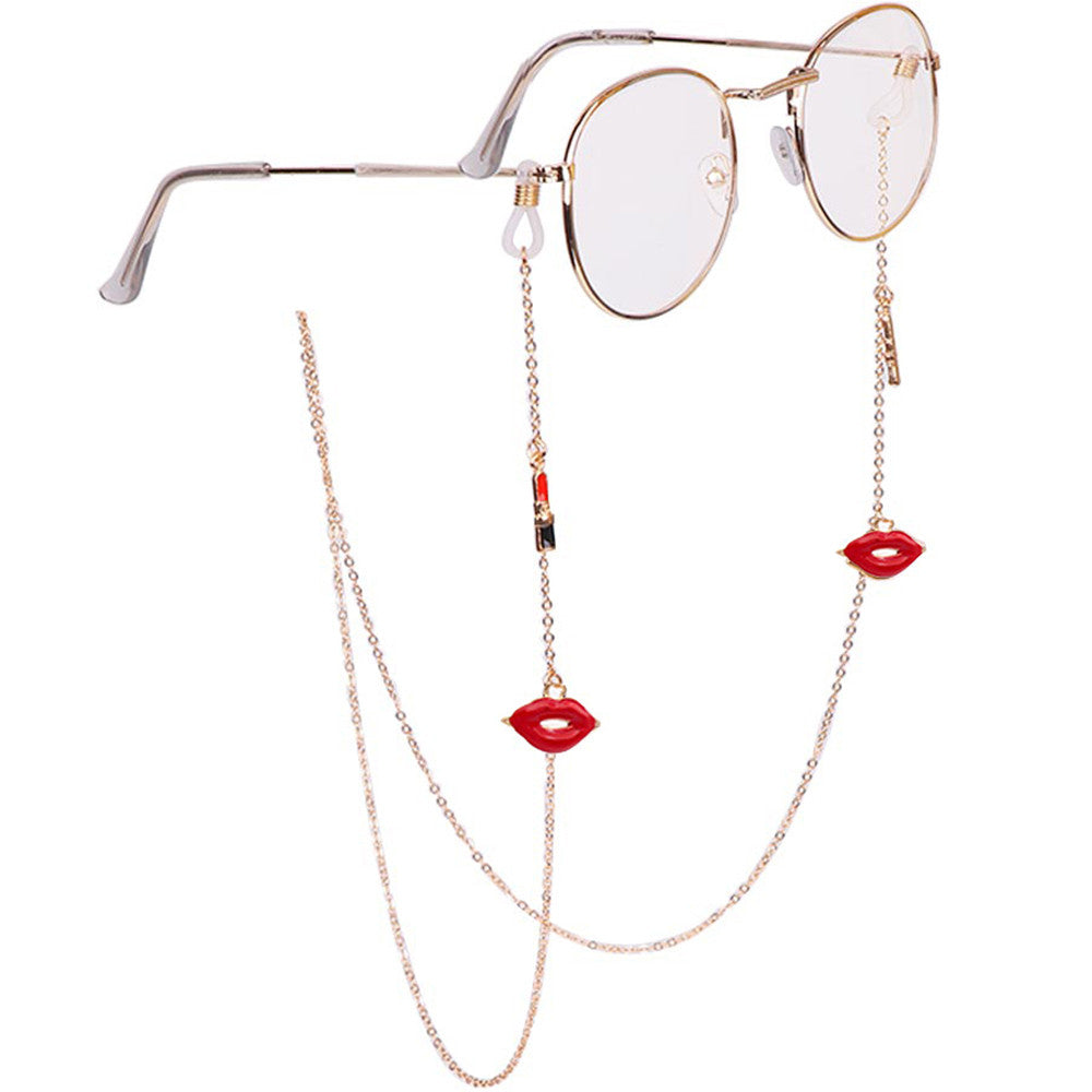 سلسال نظارات عصرية باللون الذهبي - اكسسوارات النظارات