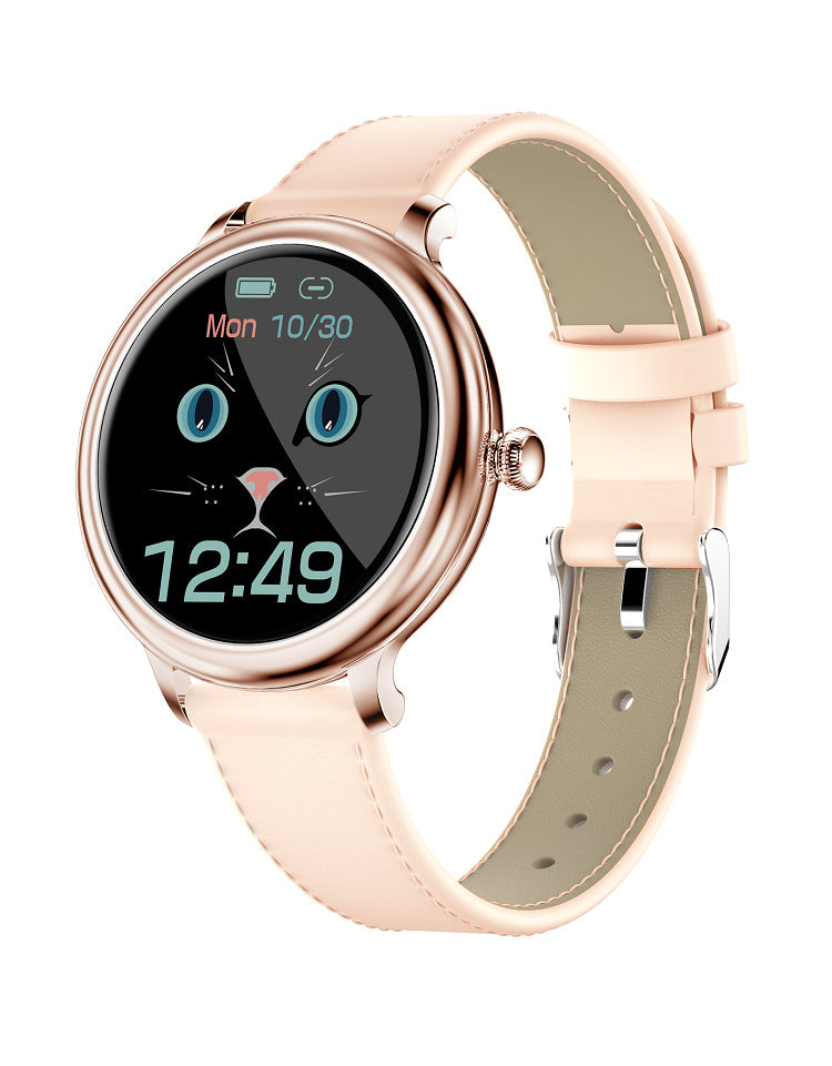 Smart Watch Full Circle Touch Screen Heart Rate Sleep Monitoring Female Watch