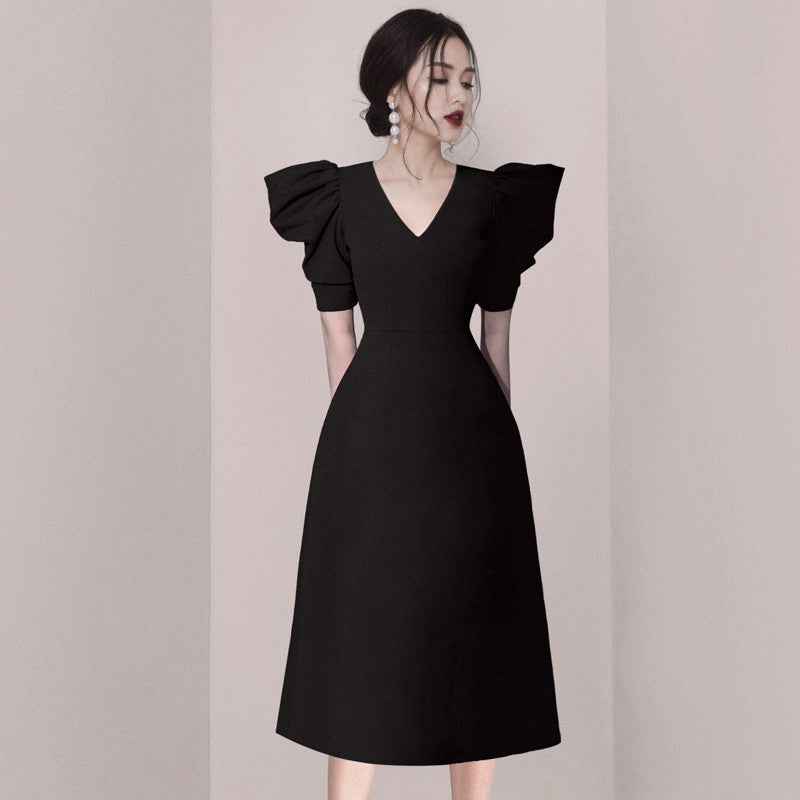 A Niche Sense Of Design Retro Celebrity Black Dress