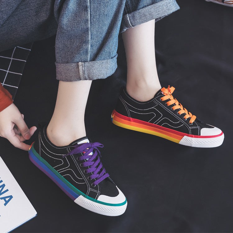 Rainbow Casual Canvas Shoes