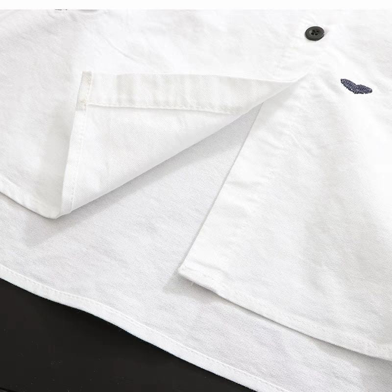 All-Match Thin Sleeve Women's White Shirt