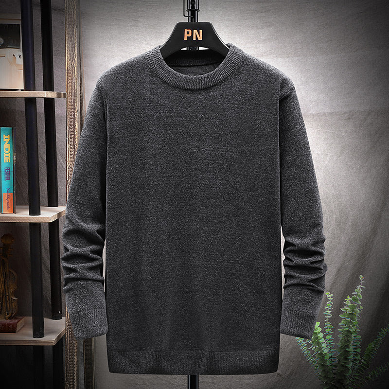 Autumn And Winter Japanese Simple Trend Solid Color Knitted Sweater