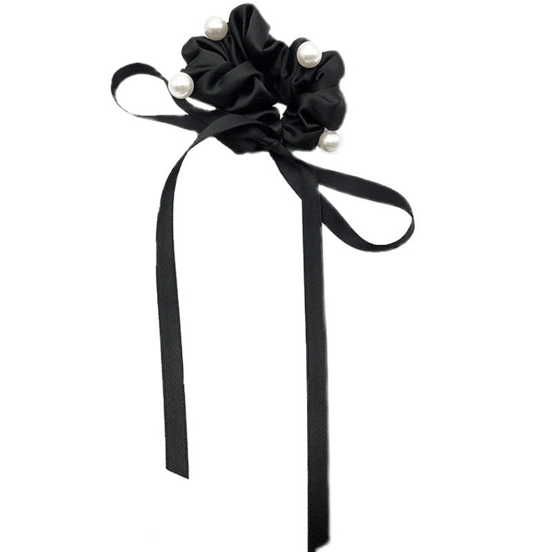 Ribbon Tie Head Rope Bow Knot Headdress Temperament Hair Ring Hair Accessories