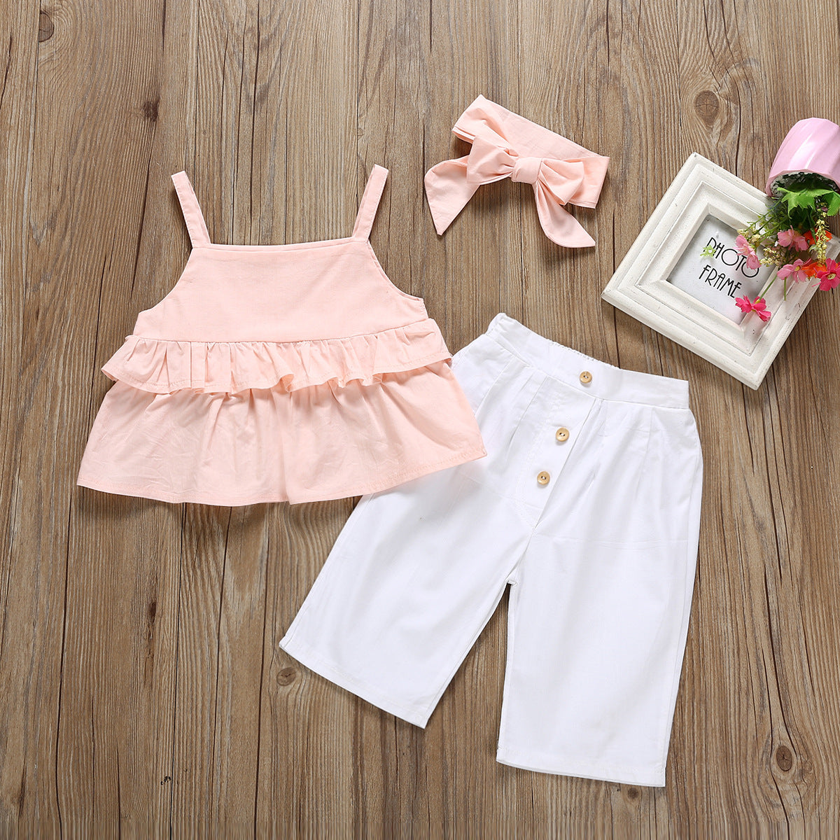 3-piece Cross-border European And American Children's Clothing