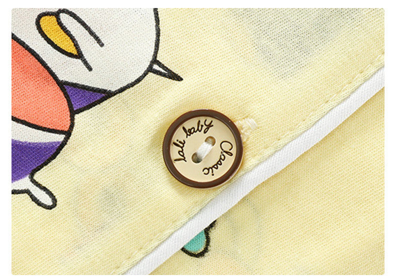 Korean Style Children's Cotton Lapel Home Clothes